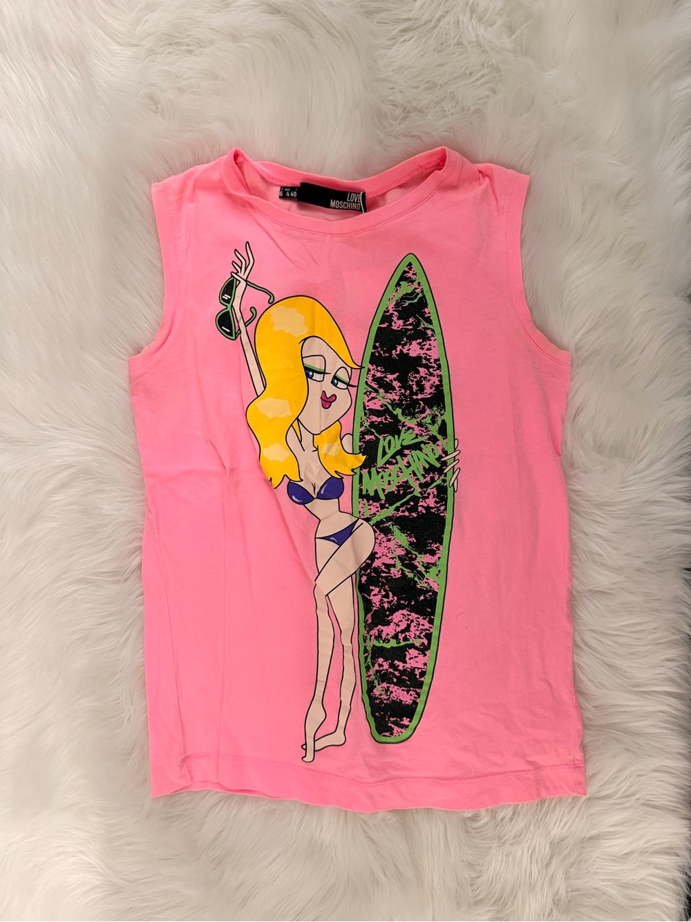 Rare Vintage Cartoon Moschino top